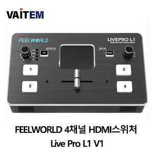 FEELWORLD 4채널 HDMI 스위처 Live Pro L1 V1