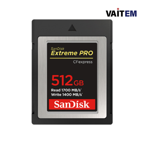 샌디스크 CFexpress Extreme Pro 1500MB 512GB